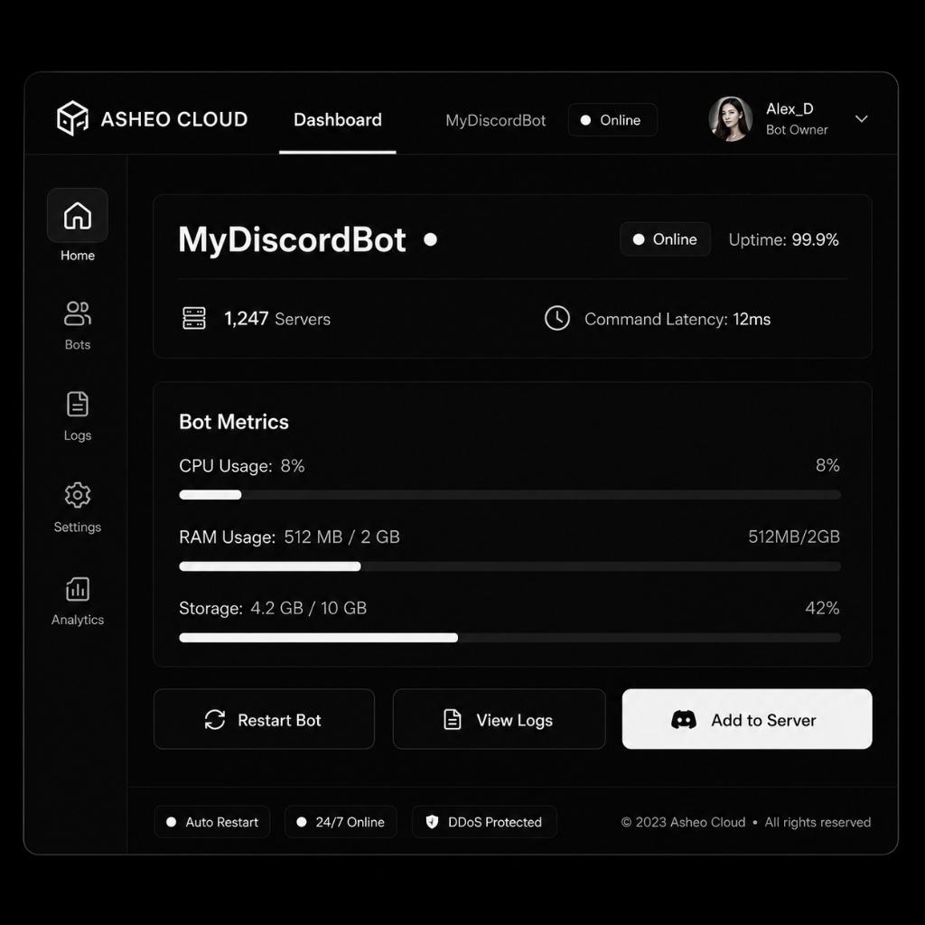 Bot Hosting Dashboard